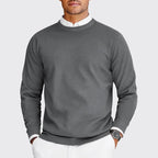 Gregory - Men's Textured Crewneck Sweater