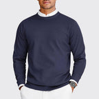 Gregory - Men's Textured Crewneck Sweater