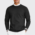 Gregory - Men's Textured Crewneck Sweater