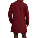Harry - Men's Structured Lapel Coat with Button Cuffs