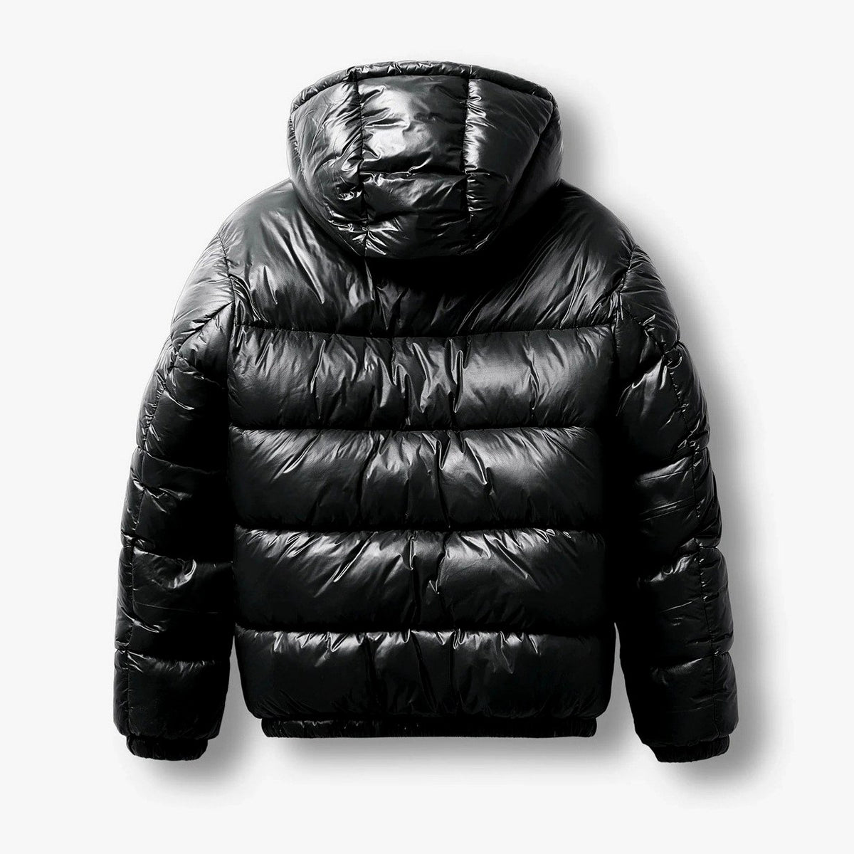 Harvey - Men's Glossy Hooded Puffer Jacket 4