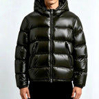 Harvey - Men's Glossy Hooded Puffer Jacket 10