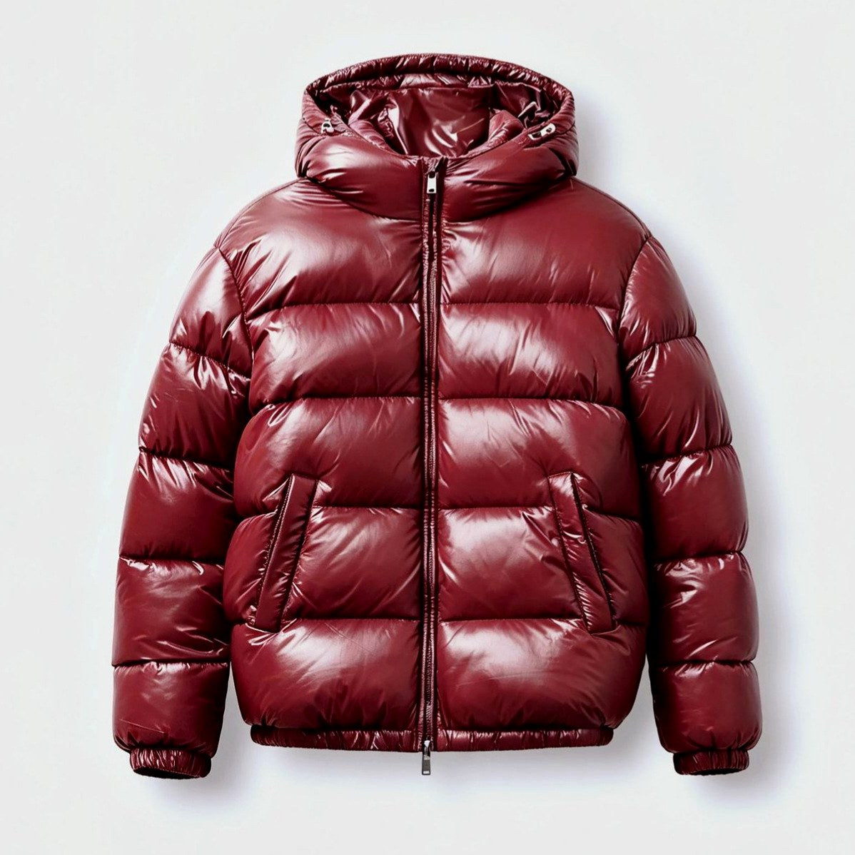 Harvey - Men's Glossy Hooded Puffer Jacket 3