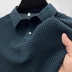 Jerome - Men's Textured Knit Polo Shirt