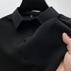 Jerome - Men's Textured Knit Polo Shirt