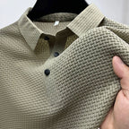 Jerome - Men's Textured Knit Polo Shirt