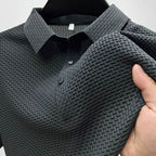Jerome - Men's Textured Knit Polo Shirt