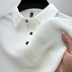 Jerome - Men's Textured Knit Polo Shirt
