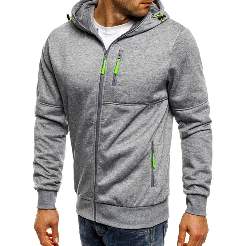 Jonathan - Men's Hooded Jacket with Multiple Zip Pockets 2