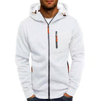 Jonathan - Men's Hooded Jacket with Multiple Zip Pockets 7