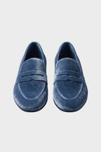 Juliet - Women's Velvet Penny Loafer Slip-On