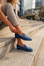 Juliet - Women's Velvet Penny Loafer Slip-On