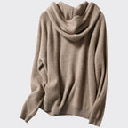 Kathleen - Women’s Cashmere Blend Ribbed Hoodie