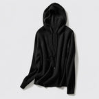 Kathleen - Women’s Cashmere Blend Ribbed Hoodie