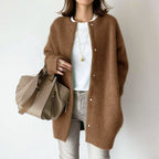 Laura - Women’s Long Knitted Wool Cardigan