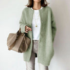 Laura - Women’s Long Knitted Wool Cardigan