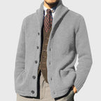 Leo - Men's Shawl Collar Knit Cardigan
