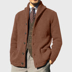 Leo - Men's Shawl Collar Knit Cardigan