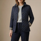 Lorena - Women's Quilted Button-Up Jacket