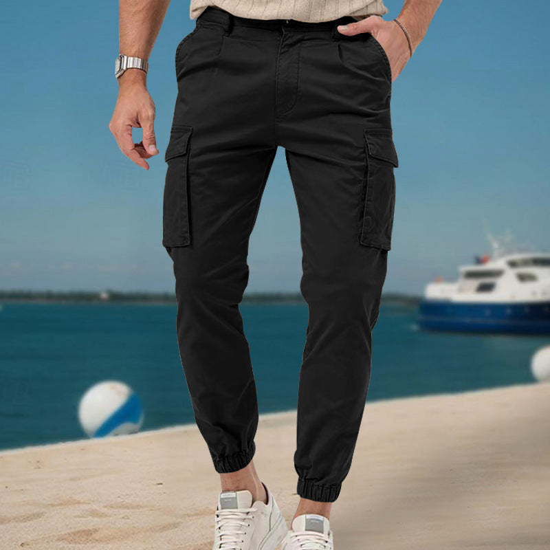 Lorenzo - Men's Multi-Pocket Cargo Jogger Pants
