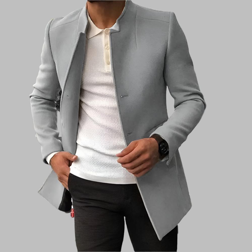 Lukas - Men's Tailored Longline Blazer