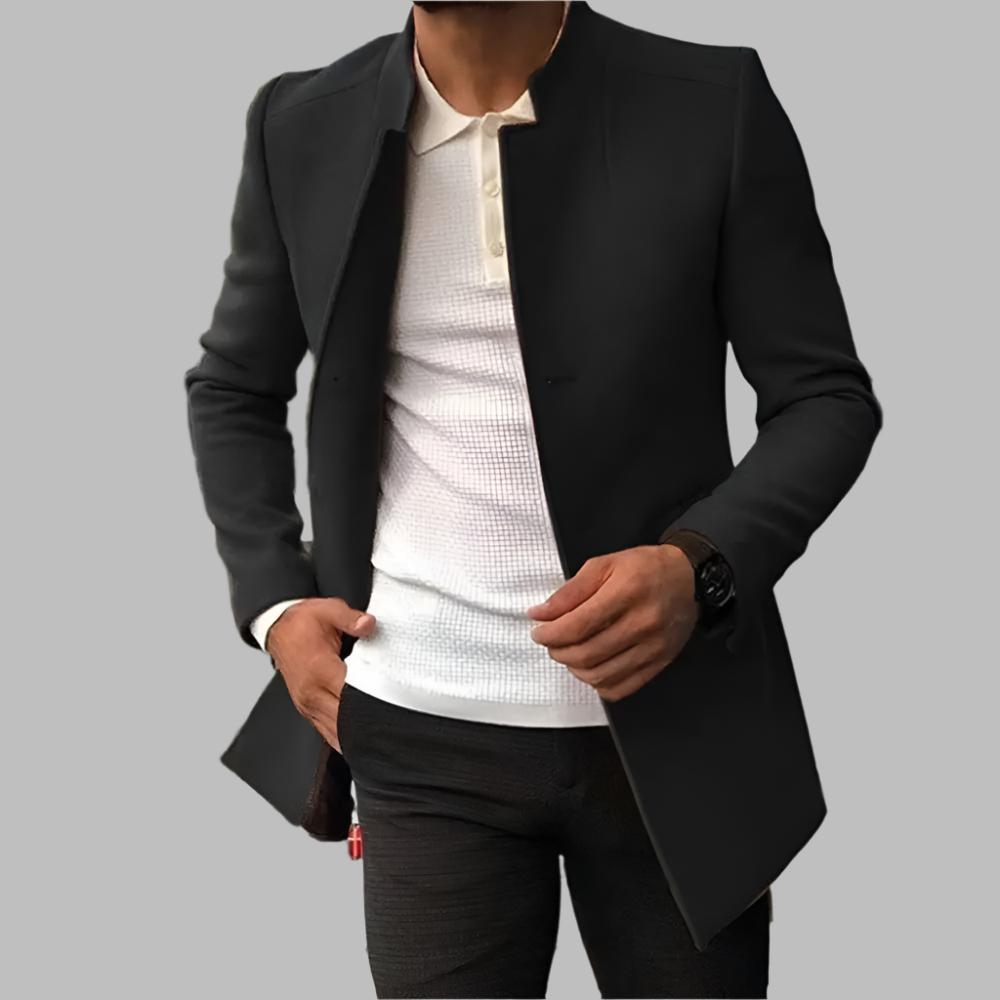 Lukas - Men's Tailored Longline Blazer