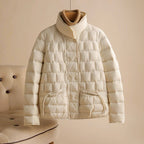 Luna - Women's Casual Square-Quilted Down Jacket