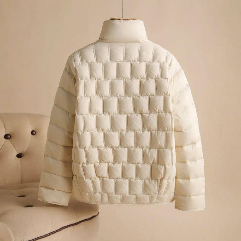 Luna - Women's Casual Square-Quilted Down Jacket