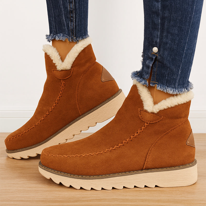 Madison - Women's Fleece-Lined Suede Ankle Boot