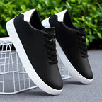 Mason - Men's Leather Perforated Low-Top Sneakers