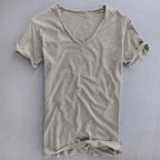 Matthew - Men's Cotton V-Neck T-Shirt