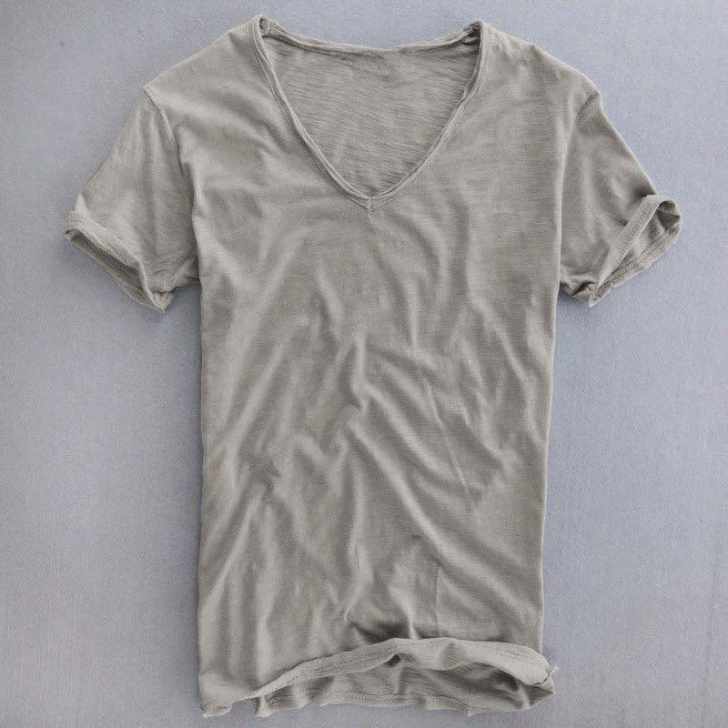 Matthew - Men's Cotton V-Neck T-Shirt