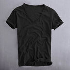 Matthew - Men's Cotton V-Neck T-Shirt