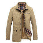 Maverick - Men's Plaid Lined Utility Jacket