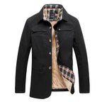 Maverick - Men's Plaid Lined Utility Jacket