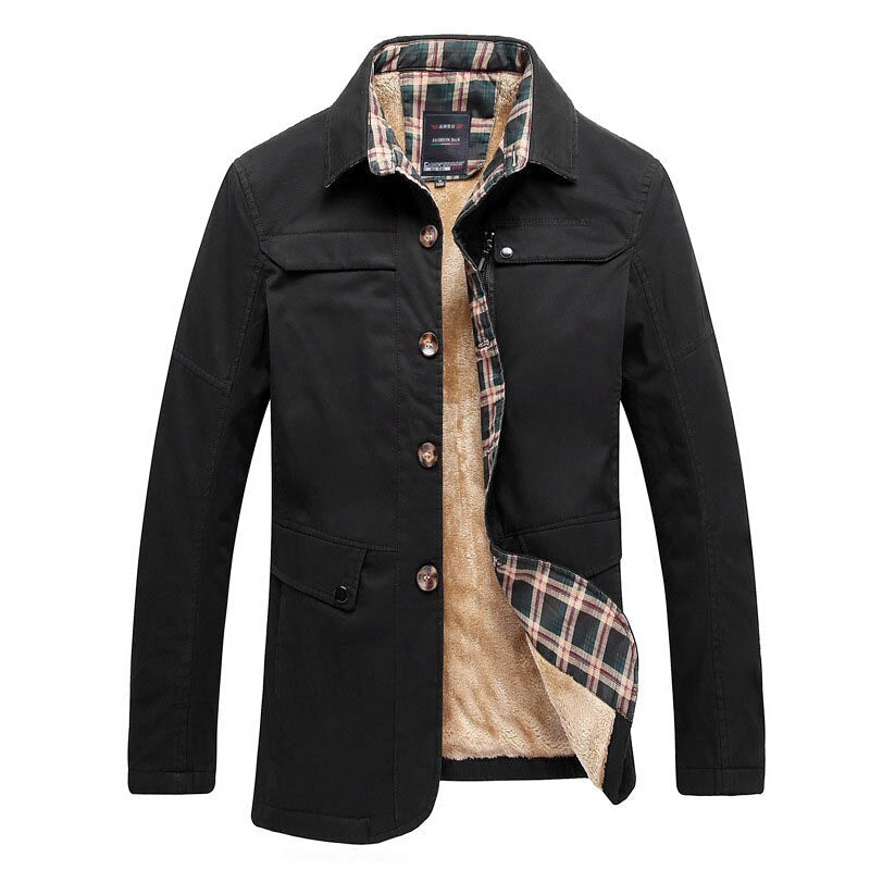 Maverick - Men's Plaid Lined Utility Jacket