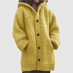 Megan - Women's Oversized Chunky Knit Hooded Cardigan