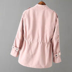 Olivia - Women's Stand-Collar Zip Jacket with Pockets