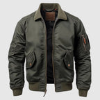 Parker - Men's Utility Pocket Zip-Up Bomber Jacket