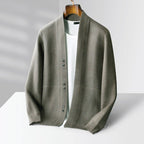 Patrick - Men’s Wool Open-Front Cardigan