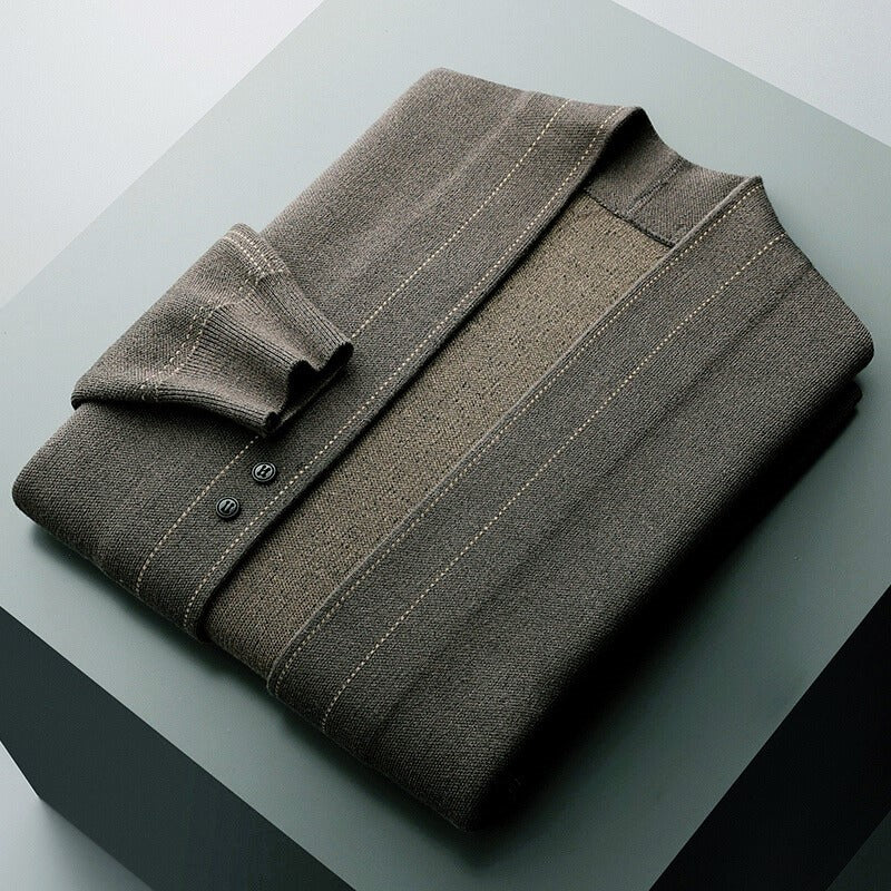 Patrick - Men’s Wool Open-Front Cardigan