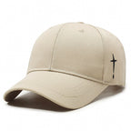 Rivelle - Embroidered Cross Baseball Cap