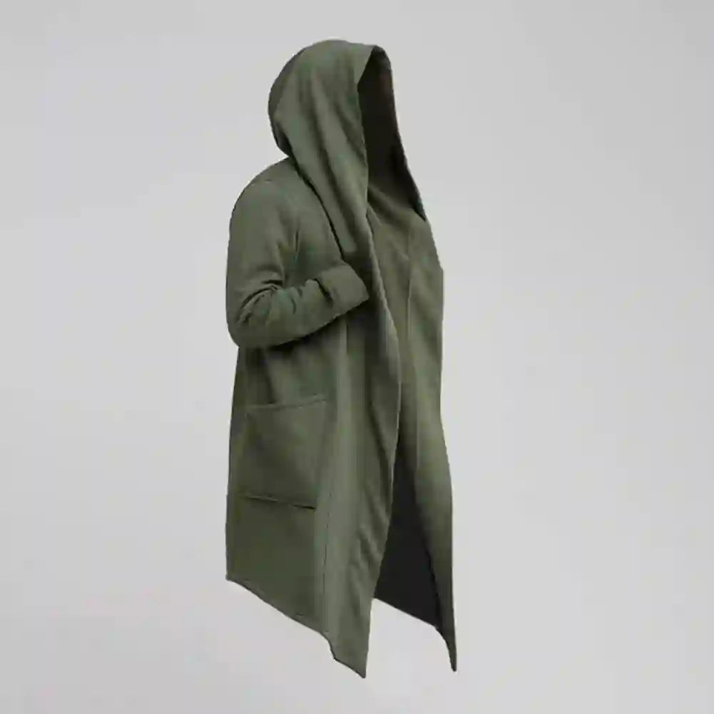 River - Men's Oversized Hooded Draped Cardigan Coat