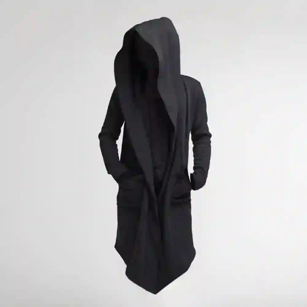 River - Men's Oversized Hooded Draped Cardigan Coat