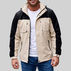 Romeo - Men's Color-Block Zip-Front Windbreaker