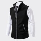 Samuel - Men's Wool Blend Zip Knit Vest