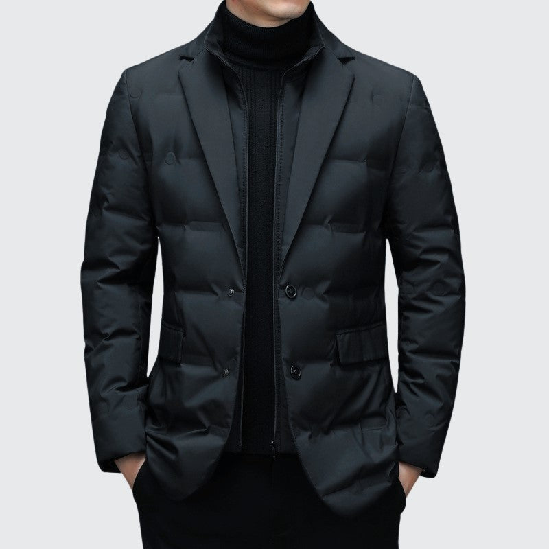 Scott - Men's Duck Down Insulated Blazer Jacket