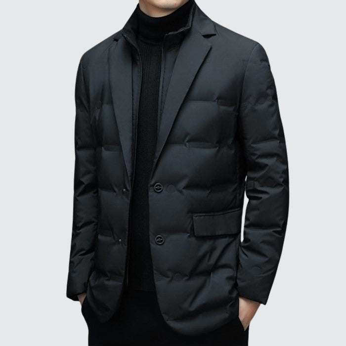 Scott - Men's Duck Down Insulated Blazer Jacket