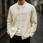 Sebastian - Men's Cashmere Blend Mandarin Collar Cardigan