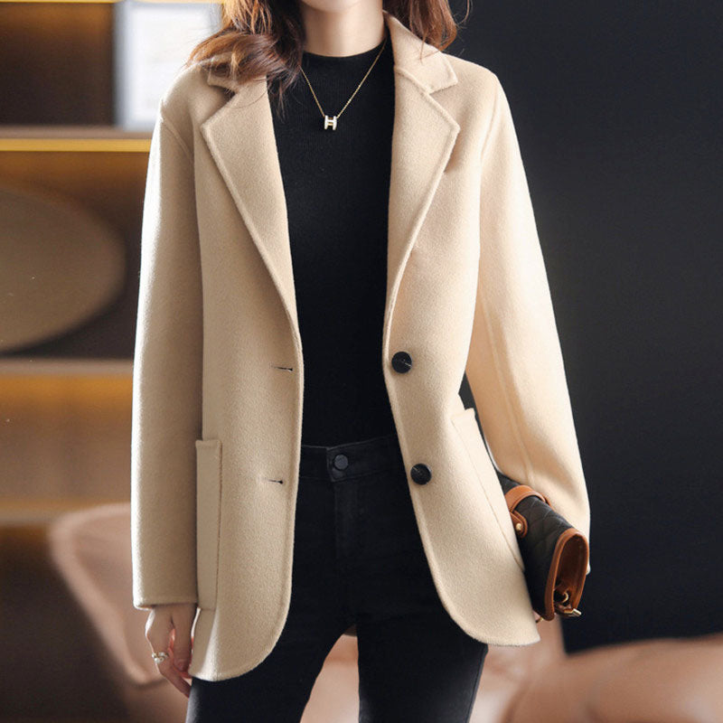 Sofia - Women’s Tailored Wool Blend Blazer Coat